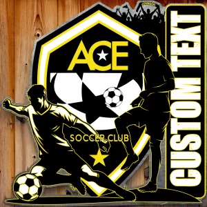 Men’s ACE Soccer Club Thank You Gift Wall Decor
