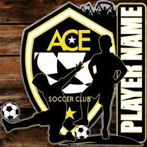 Boys ACE Soccer Club Thank You Gift Wall Decor