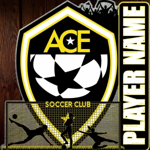 Womens Goal Tender ACE Soccer Club Thank You Gift Wall Decor